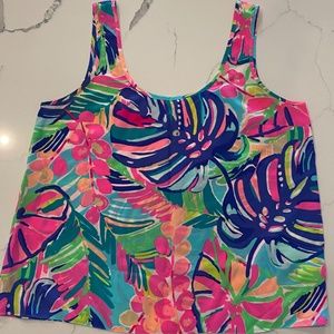 Lilly Pulitzer silk top XL
